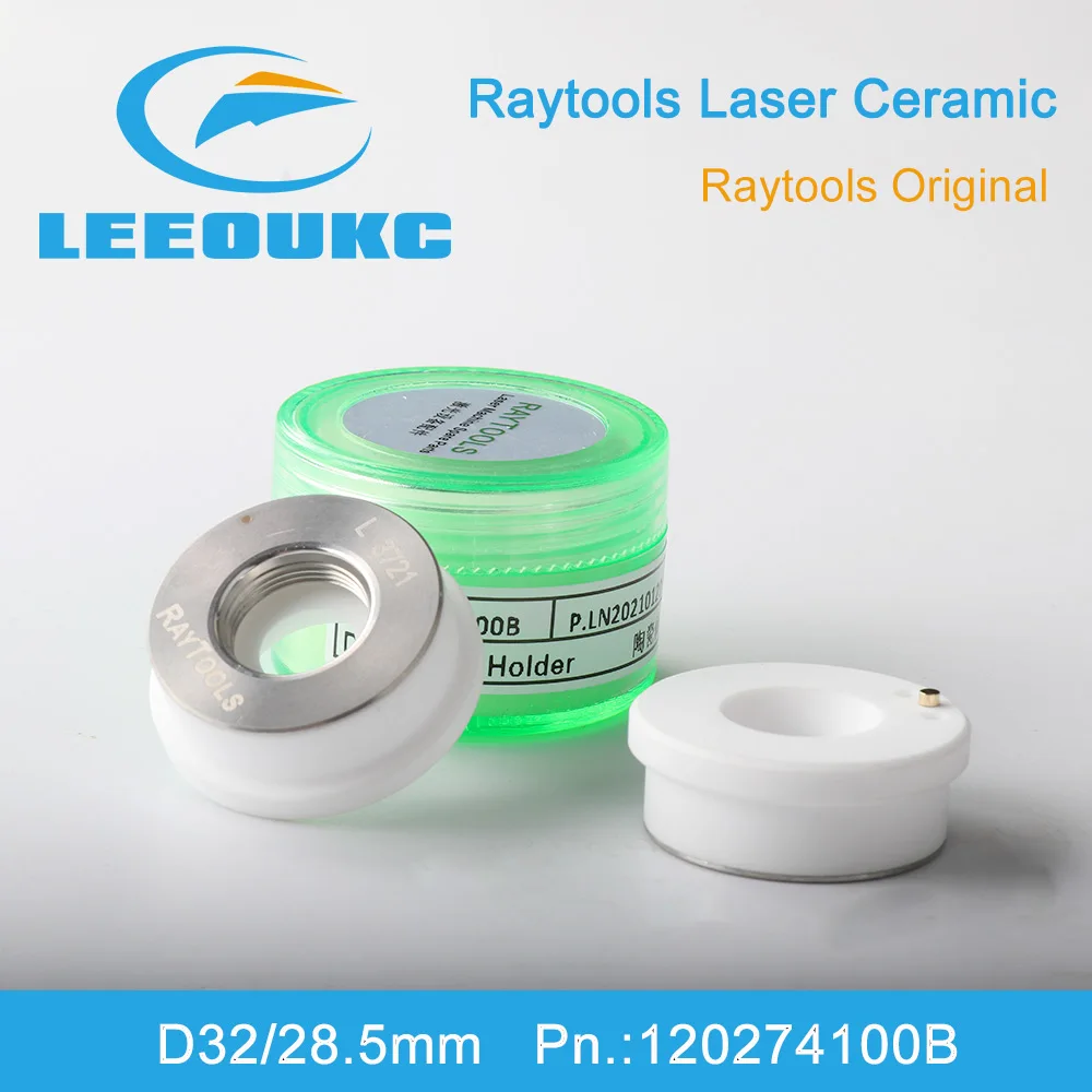 Держатель керамического сопла LEEOUKC Raytools D32/28 5 мм M14 для лазерной головки BM109 BT240S BM111