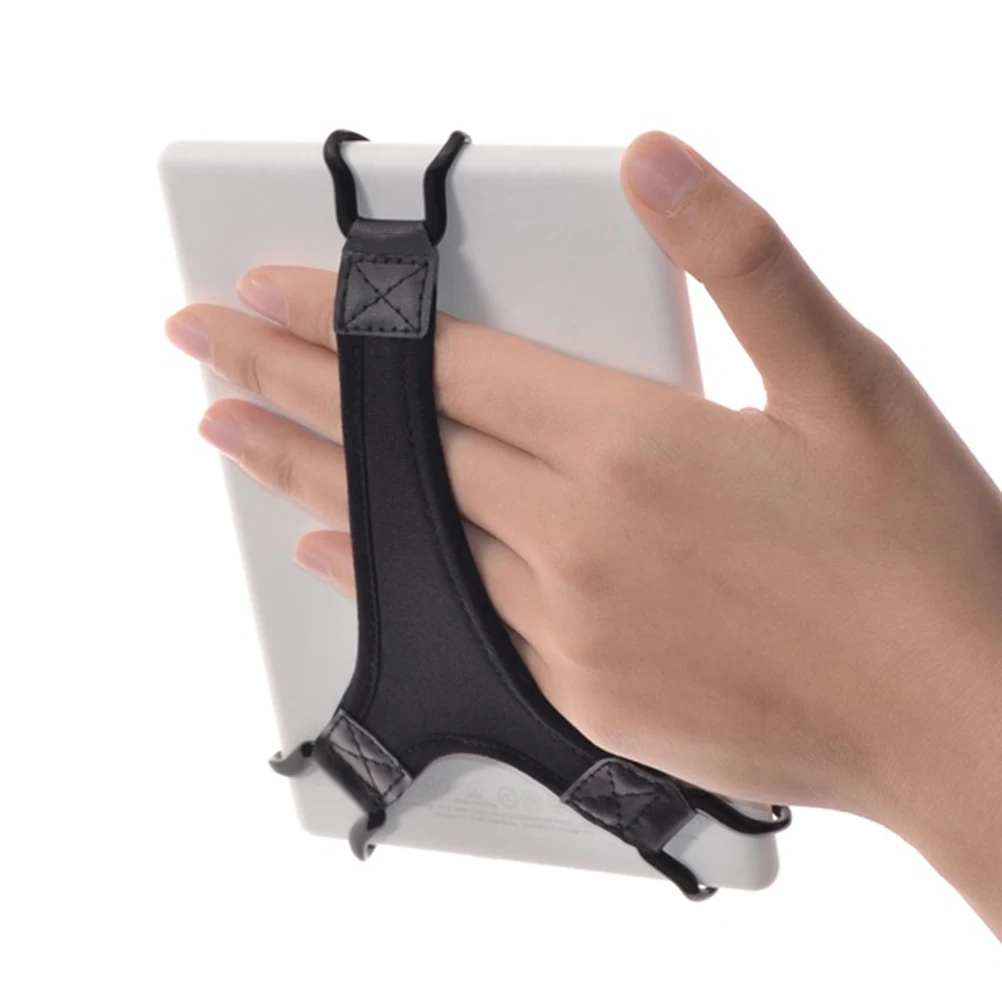 

Portable Tablet Handed Grip Strap Tablet One-Hand Operation Strap Triangle Fixed Flat Strap For Tablets iPad Kindle E-readers