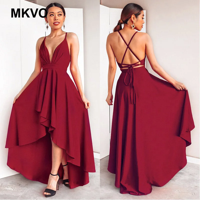 Элегантное Сексуальное Женское Бандажное платье с v образным вырезом и открытой