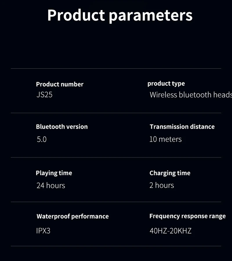 

Wireless Bluetooth 5.0 Stereo Headphone HD Call Noise Reduction Music Earbuds LED Digital Display Sweaterproof Sports Earphone