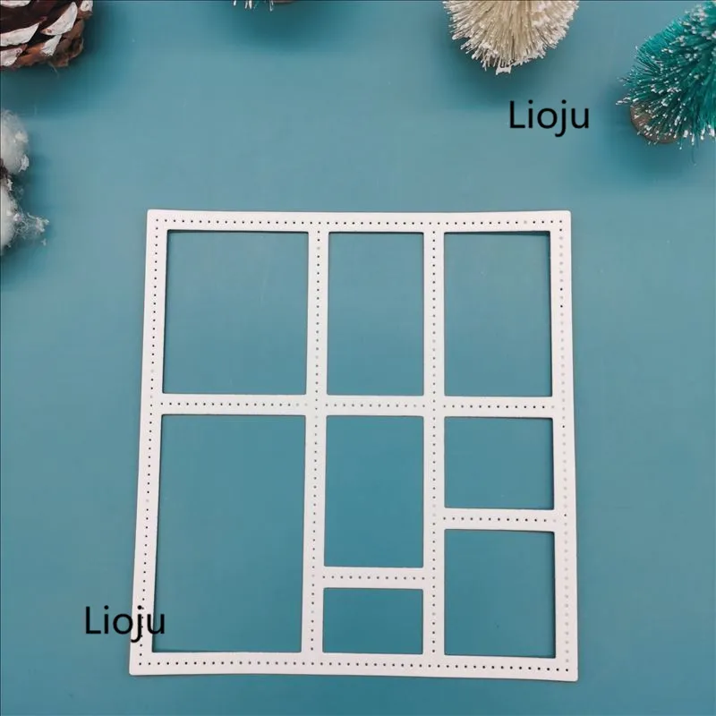 Рамка металлические штампы круглые трафареты для сделай сам Скрапбукинг