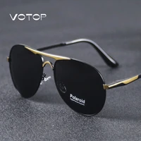 votop sunglasses polarized men anti glare lens metal frame fashion vintage sun glasses for driving fishing