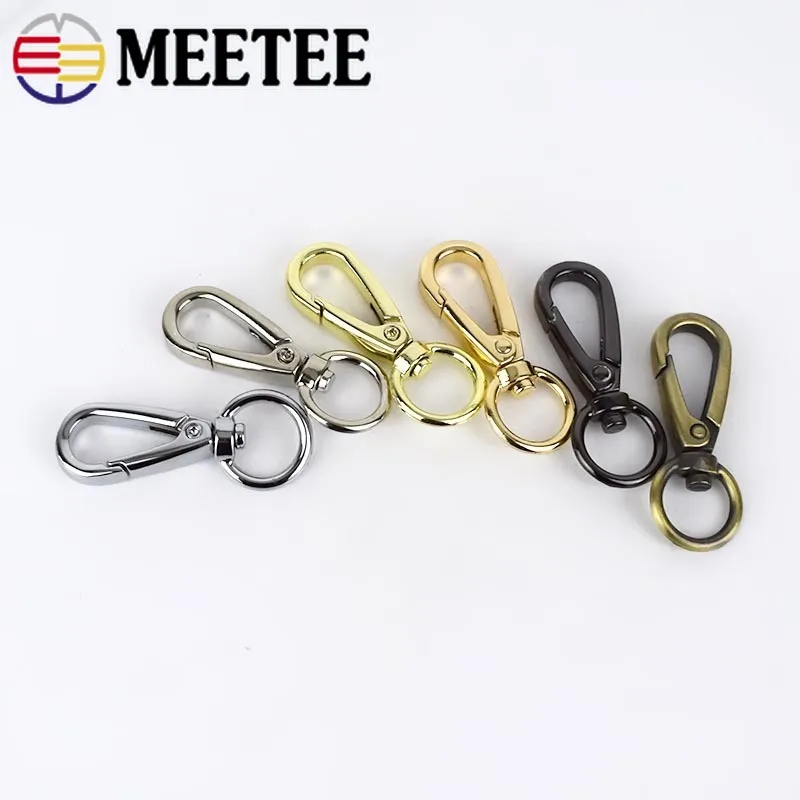 Металлический поворотный триггер Meetee 5/10/30 шт. застежка-карабин застежки-карабины