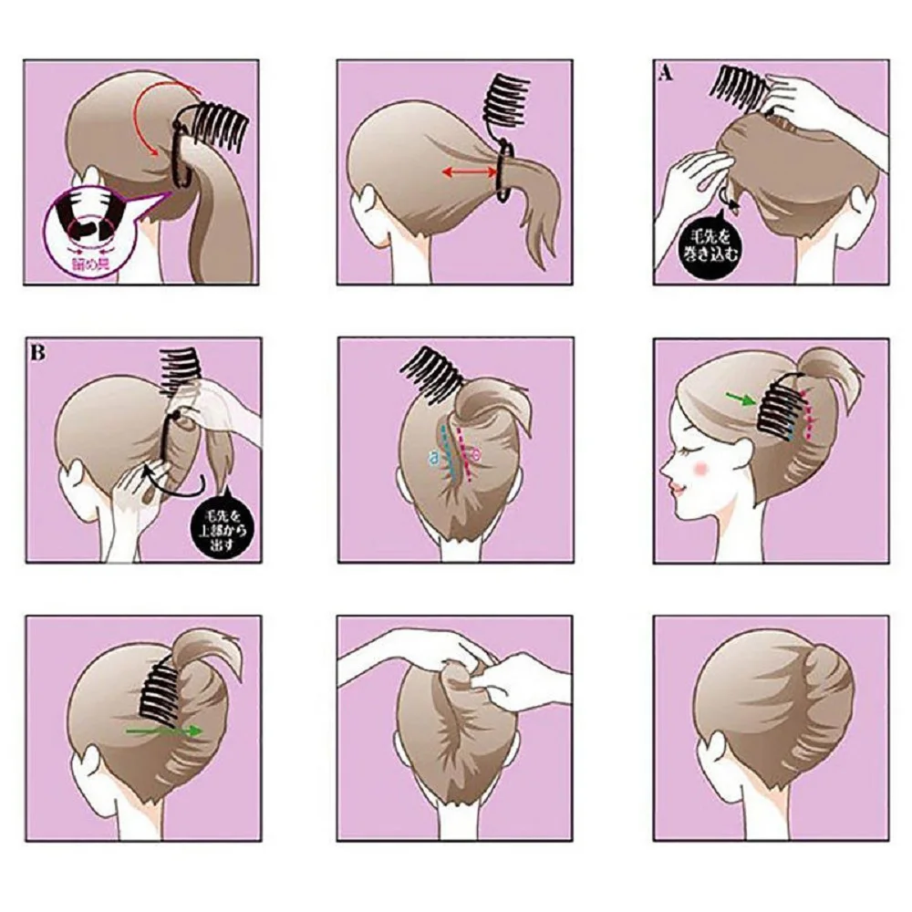 Волшебная Женская Профессиональная заколка для волос сделай сам инструменты