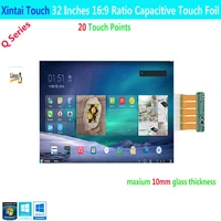 xintai touch q series 32 inches 12 touch points capacitive multi touch foilinteractive touch film for touch kiosk plug play