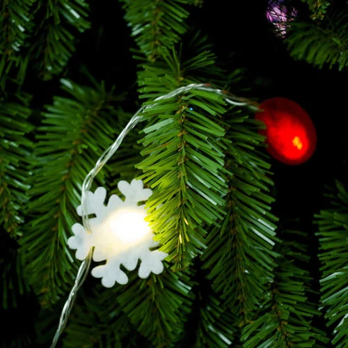 Рождественская подвеска украшения в виде капли светодиодная гирлянда на