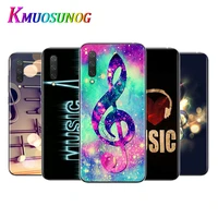 music is my life for xiaomi mi11 10t note10 ultra 5g 9 9t se 8 a3 a2 6x pro play f1 lite 5g transparent phone case