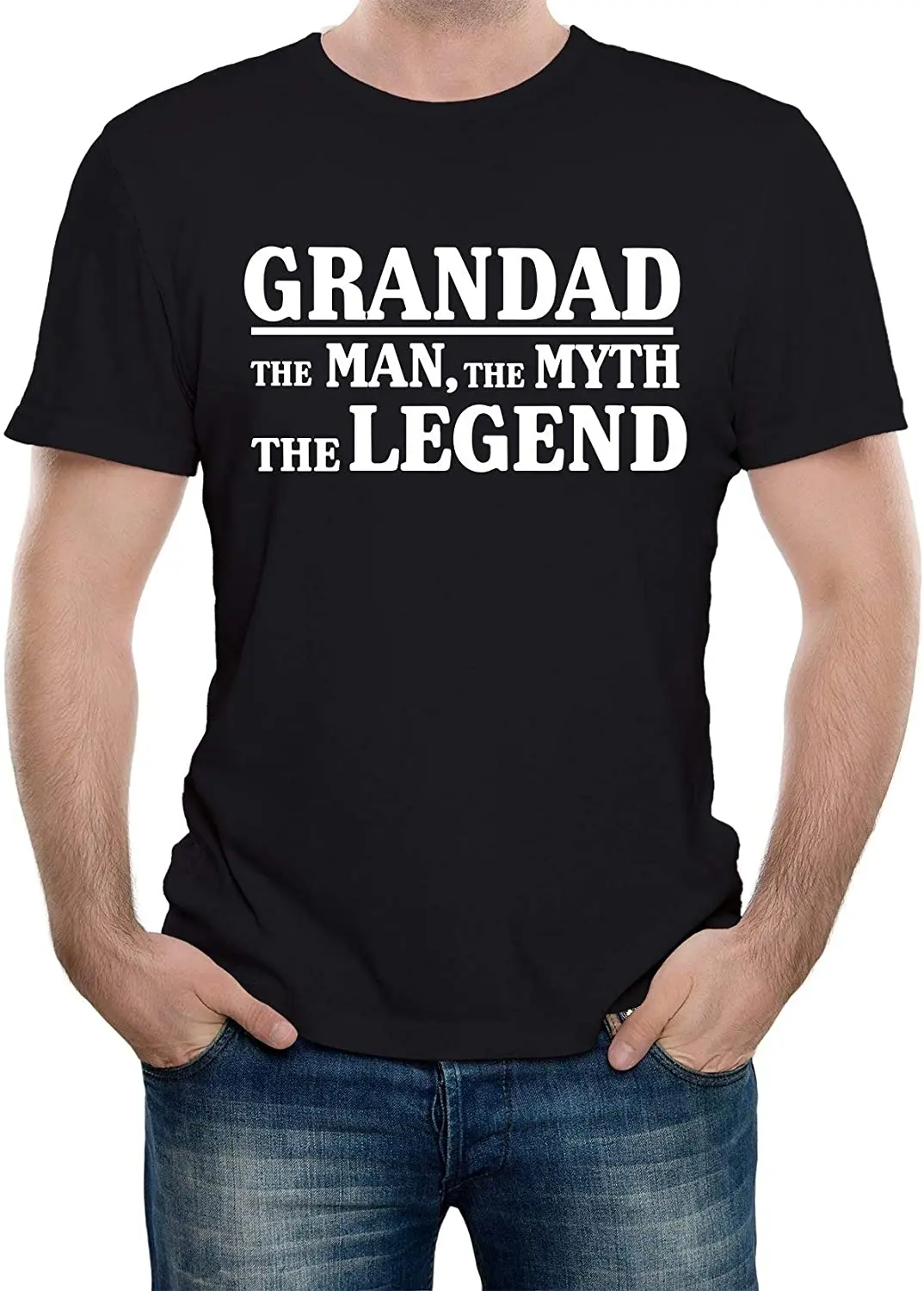 

Grandad - The Man The Myth The Legend. Fun Phrase T-Shirt. Summer Cotton Short Sleeve O-Neck Mens T Shirt New S-3XL