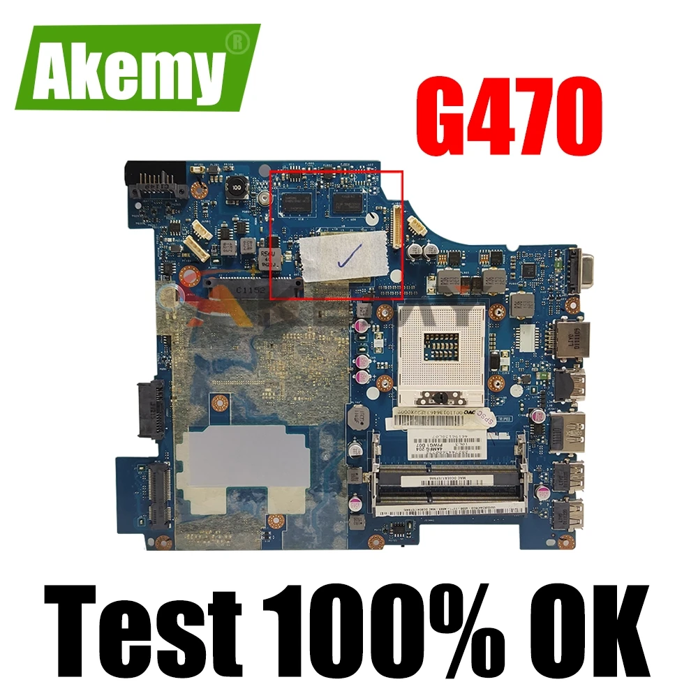 

PIWG1 LA-6751P 11S10250000 For Lenovo ideapad G470 14 inch Laptop motherboard HM65 DDR3 HD6370M Video Card