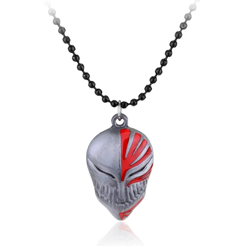 Новый аниме Блич Ичиго Куросаки маска логотип кулон ожерелье для косплея