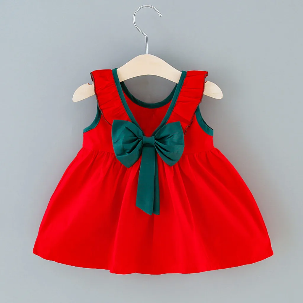 Летнее корейское платье принцессы для девочек детское без рукавов с вышивкой