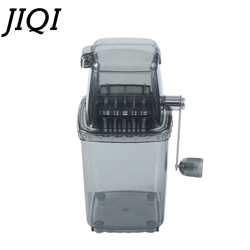 JIQI ледодробилка ручная бритва Ледогенератор Слюнявчики инструмент для