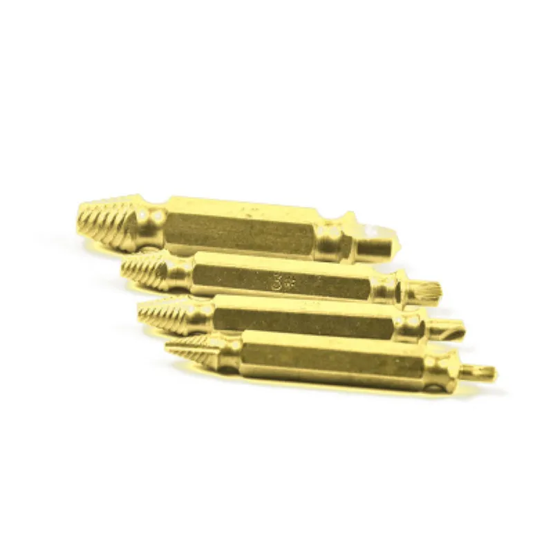 4 шт. экстрактор винтов с титановым покрытием 3 12 мм|Дверные зажимы из нержавеющей