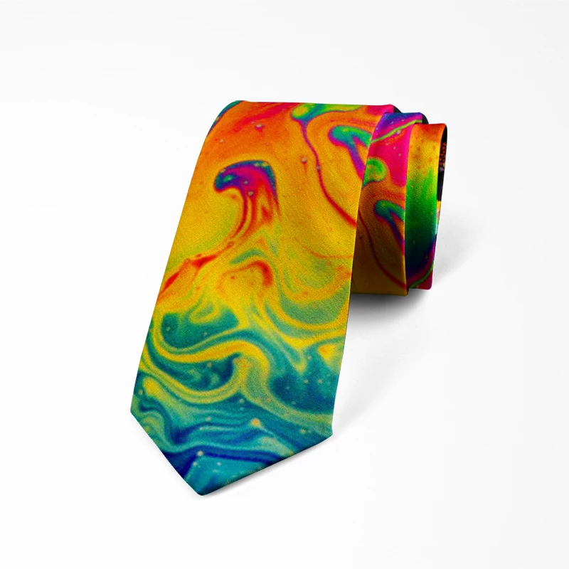 Мужской модный галстук Забавный пляжный дизайнерский шириной 8 см для Хеллоуина