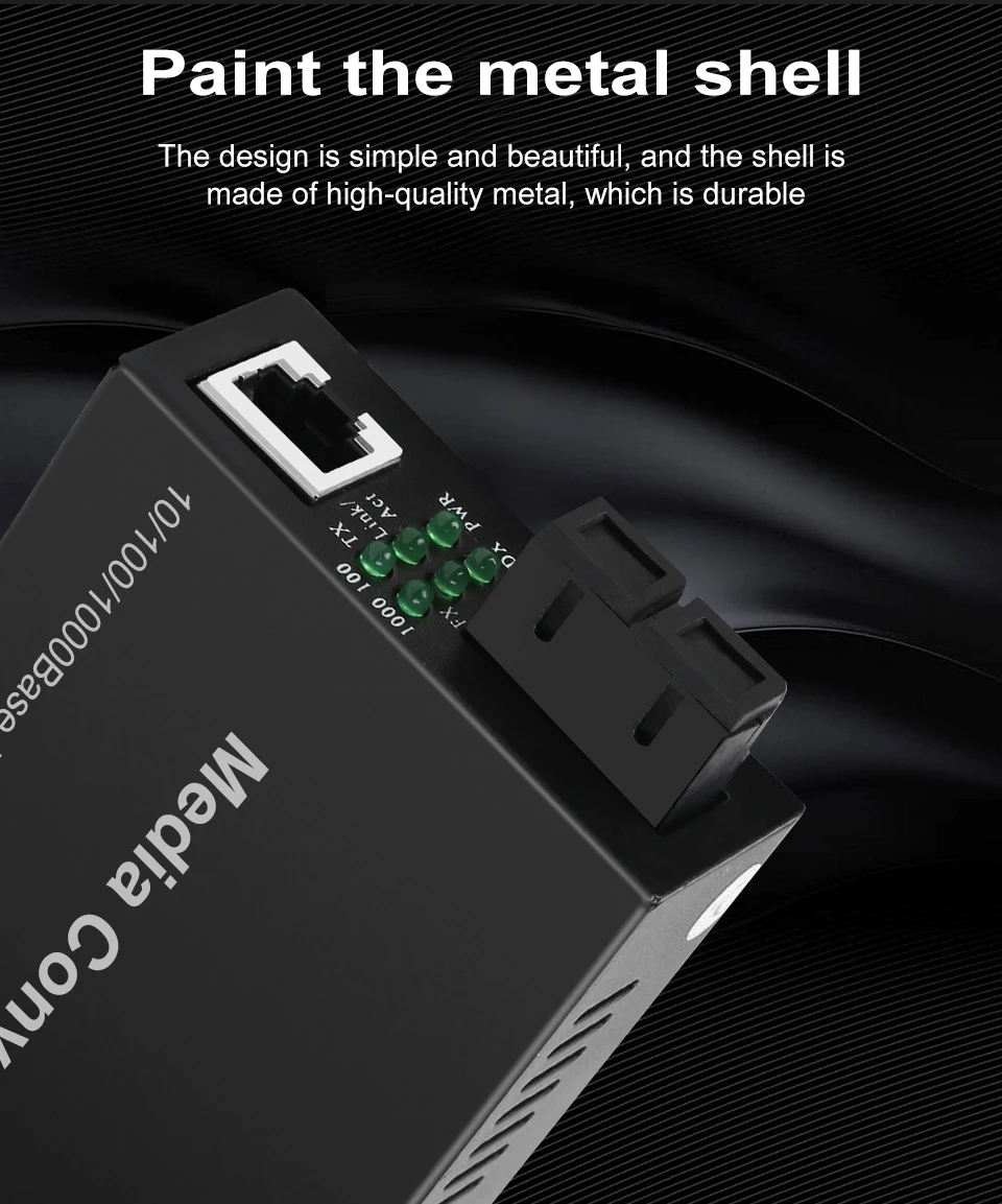 100 м/1000 м многомодовый Ethernet медиа конвертер волоконно-оптический к RJ45 гигабитный мм дуплексный Fibra оптика Переключатель приемопередатчик FTTH 850nm