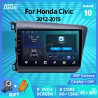 Автомагнитола 2DIN Android 10 для Honda Civic 2012-2015, автомобильный мультимедийный плеер с GPS-навигацией, автомобильный радиоприемник, автомобильный DVD IGO
