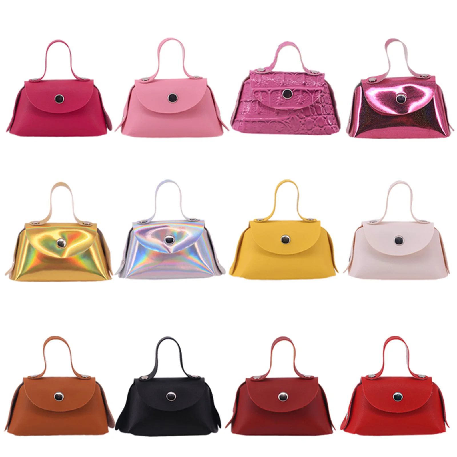 12 цветов сумки для кукол девочек аксессуары подходят 18 дюймов и 43 см игрушечные