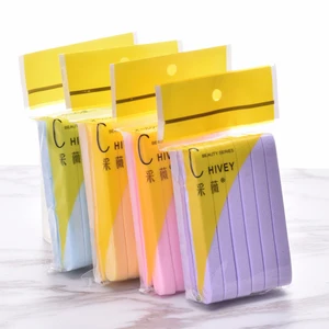 12 шт.компл. косметический слойка сжатого Чистящая губка для мытья лица очищающая Подушечка для снятия макияжа Инструменты для ухода за кожей спонж для очищения