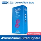 Durex тонкий УФ-фильтр 49 мм с презервативы плотнее вместе интимные товары для взрослых из натурального латекса маленький Размеры презерватив мини плотно прилегающая Секс-игрушки