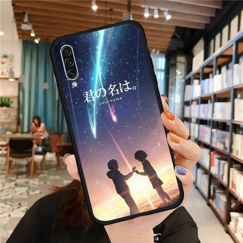 

Your Name Japanese Anime Phone Case For Samsung galaxy A S note 10 7 8 9 20 30 31 40 50 51 70 71 21 s ultra plus