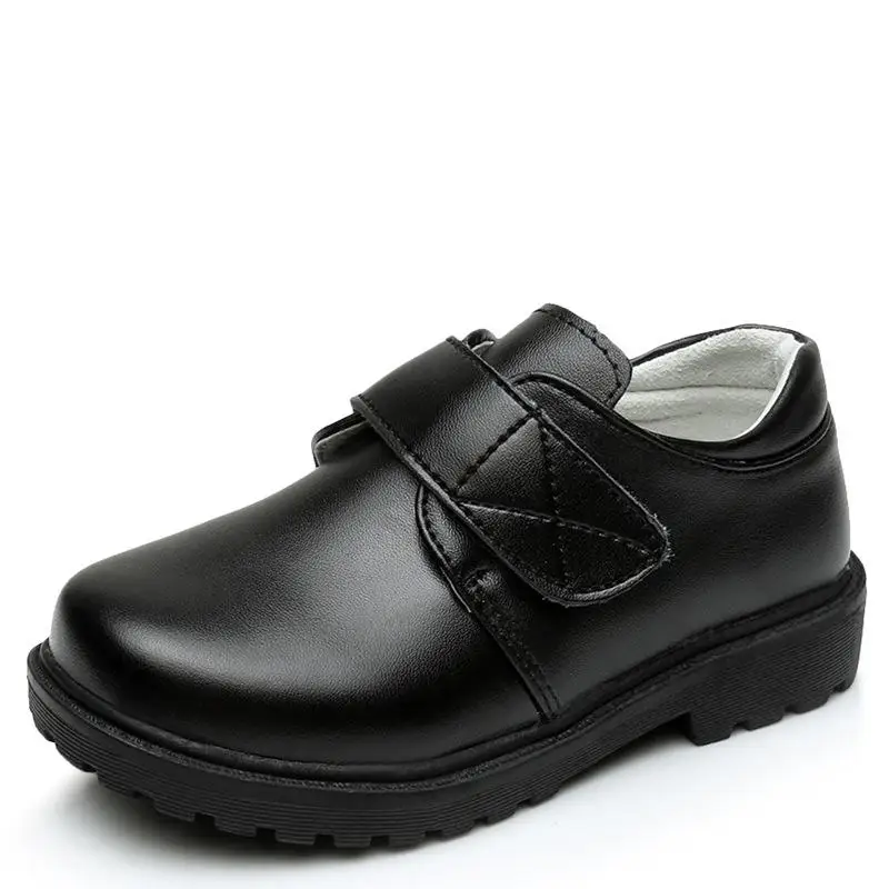 

Boys School Leather Shoes for Kids Leather Classic Wedding Shoes Brand Children Oxford Dress Banquet Black Rubber Sole Moccasins