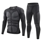 Комплект мужской компрессионного термобелья, футболка с длинным рукавом и штаны