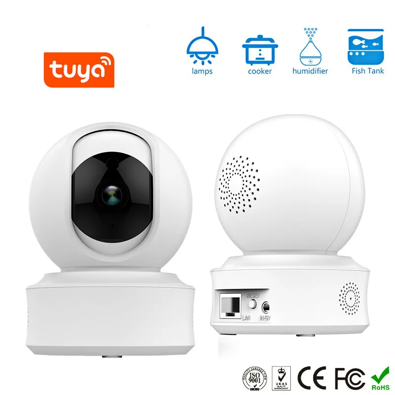 Мини 2.0MP Body Auto tracking WiFi IP камера Умный дом туя мобильное приложение охранная CCTV