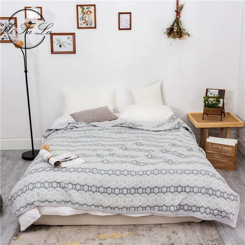 

Летнее стеганое одеяло с геометрическим рисунком, мягкое покрывало для дивана и кровати, дышащее одеяло, Хлопковое одеяло, летние стеганые ...