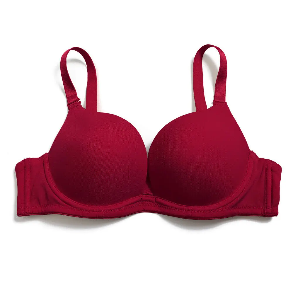 Новые красные бюстгальтеры для женщин многостороннее нижнее белье с глубоким