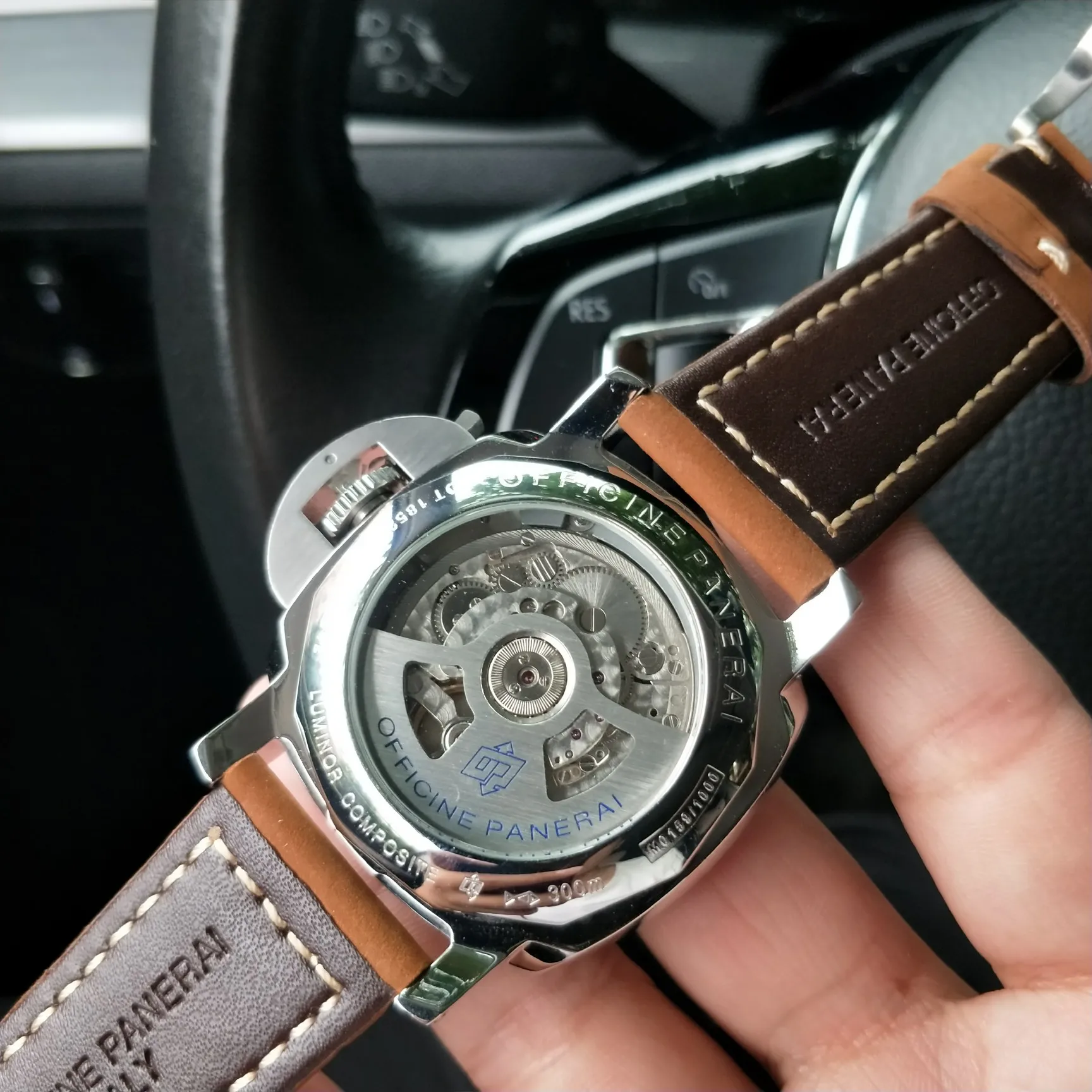 

Panerai Luminor watch men's skeleton automatic mechanical AAA watch gold skeleton retro men's women watch quartz watch