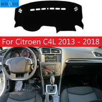 for citroen c4l 2013 2018 interior accessories auto car dashboard cover dash mat board pad carpet dashmat anti uv mats