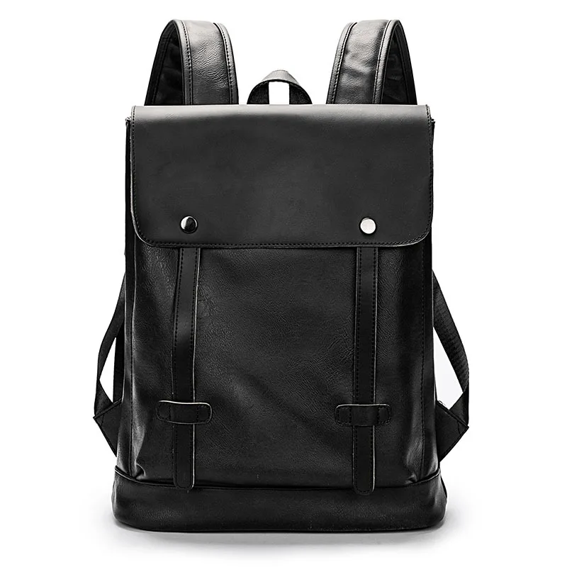 

Macarena Brand Men Backpack Leather School Backpack Bag Fashion Waterproof Travel Bag Casual Leather Book bag Male