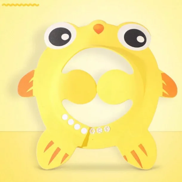 

pudcoco Newest Arrivals Hot Babies Children Kids Safe Shampoo Bath Bathing Shower Cap Hat Wash Hair Shield