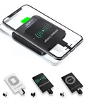 Адаптер для беспроводной зарядки Micro USB Type-C, внешний Универсальный Приемник для быстрой беспроводной зарядки для iPhone 12, Xiaomi 11, 9, Huawei