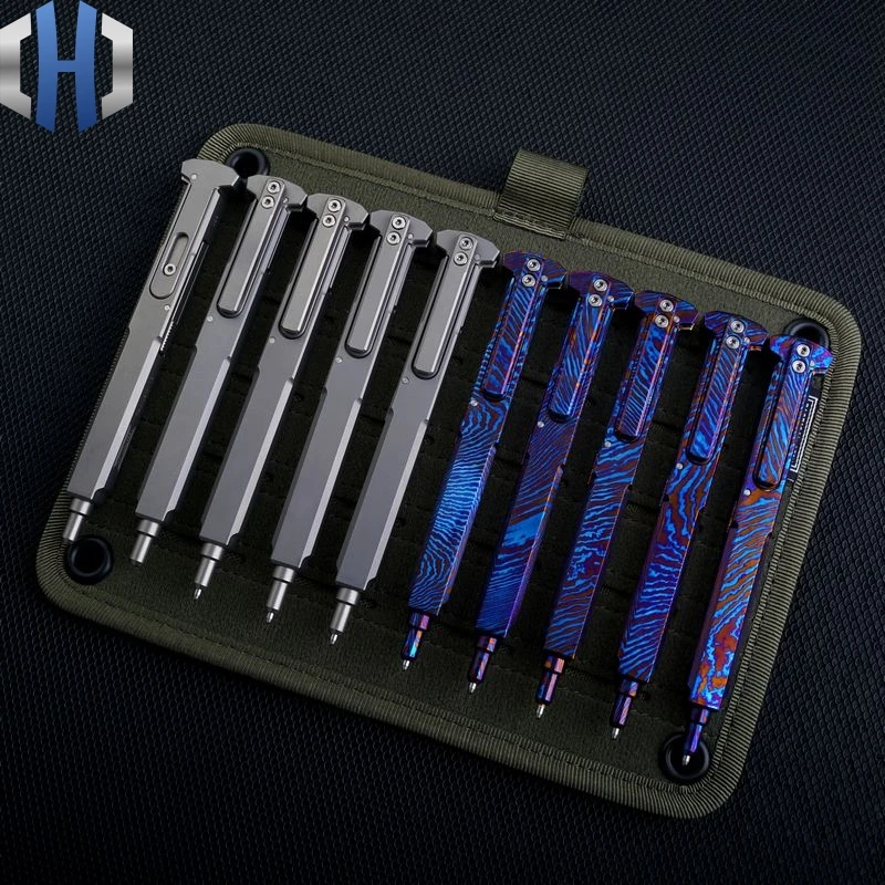 Тактическая ручка из титанового сплава креативная портативная для письма EDC