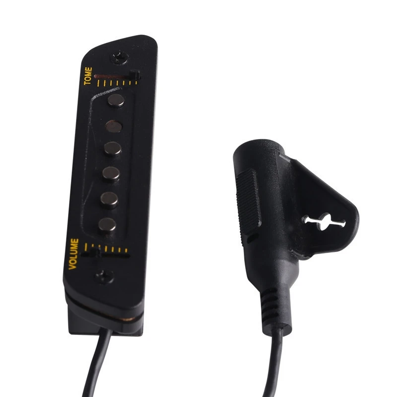 ГОРЯЧАЯ HG-Акустическая гитара звукосниматель Магнитная одинарная катушка