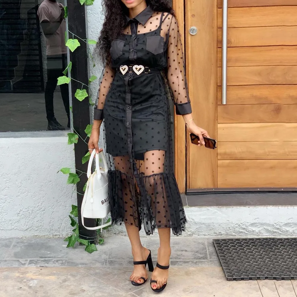 Комплект из 2 предметов платье сексуальное кружевное Русалка 2019 летнее для