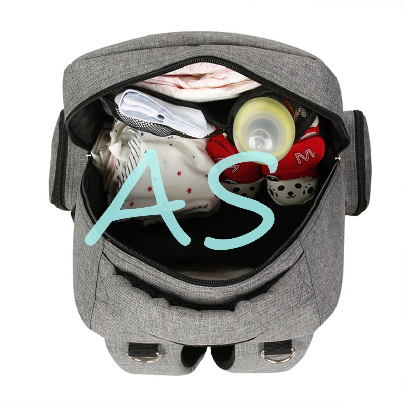 

New Business Mother And Baby Travel Mummy Bag With USB Interface Charging Large Capacity Practical