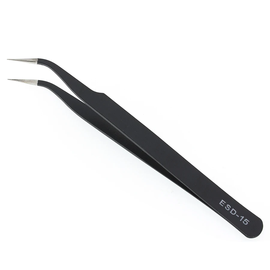 Набор пинцетов 1 5 мм набор антистатических из нержавеющей стали инструменты для