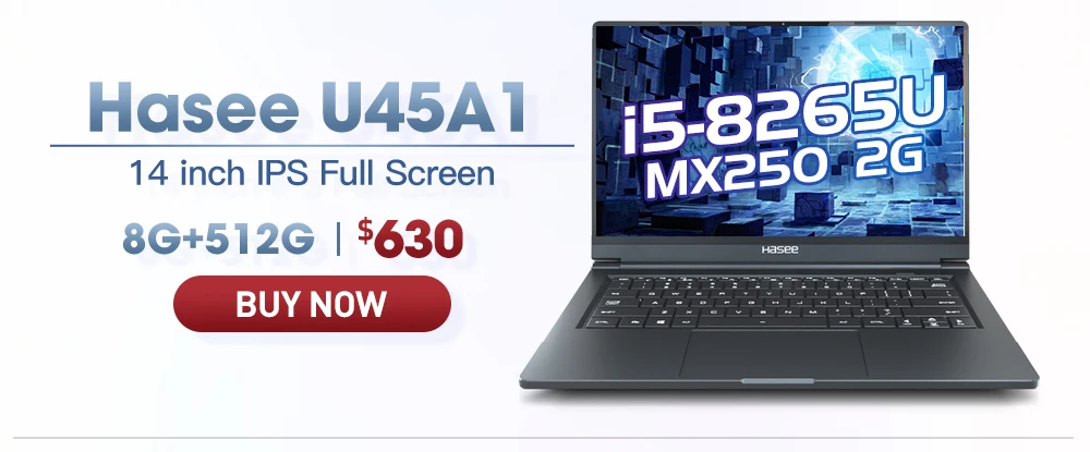 Портативный игровой ноутбук hasee K670 Intel G5420/I5-9400 GTX1050 15,6 дюймов с ips экраном