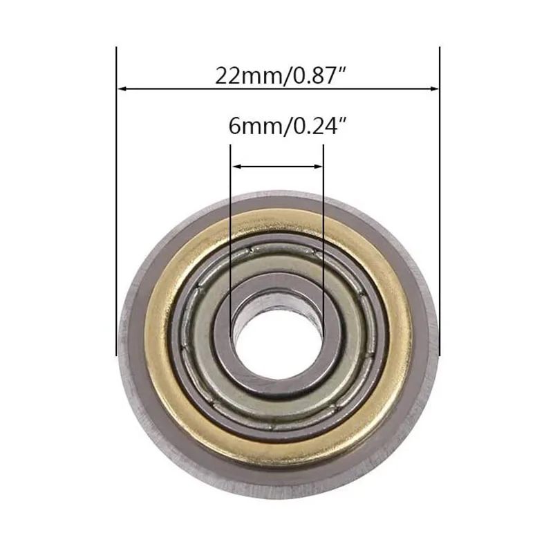 Рисунок 4 - Колесо для резки вольфрамовой плитки 22 × 5 × 6 мм