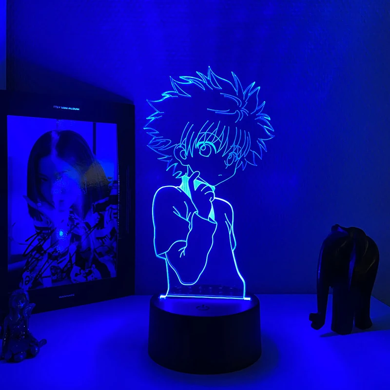 Killua фигурка 3d Ночник светильник ночник настольная лампа Аниме Охотник х для