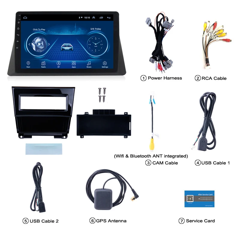 10 1 дюймовый автомобильный GPS навигатор wanqi 8 для Honda accord 2008 2013 с поддержкой стерео