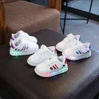luminous shoes light up shoes kid baby girls boys striped bling sport sneaker shoes sapato infantil light shoes kids sneakers