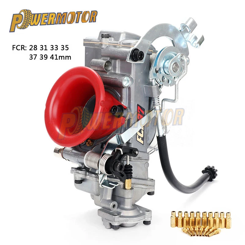 Карбюратор FCR 37 39 41 мм КАРБЮРАТОР FCR39 CRF с наклонной стороной для CRF450/650 Husqvarna450