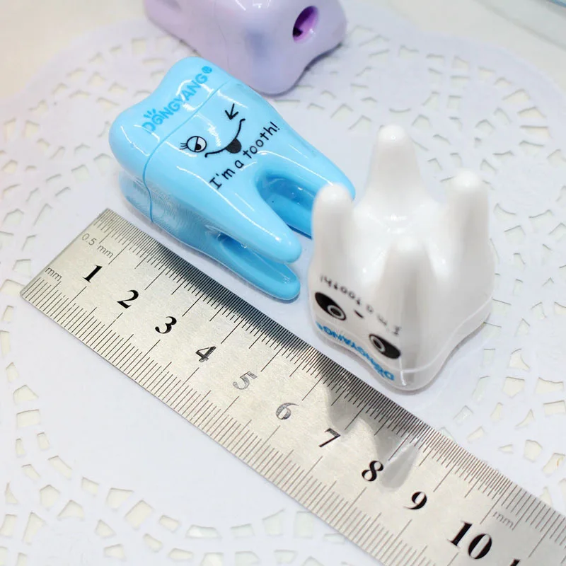 Точилка для карандашей в стиле зубьев 1 шт. необычная эмоциональная пластиковая