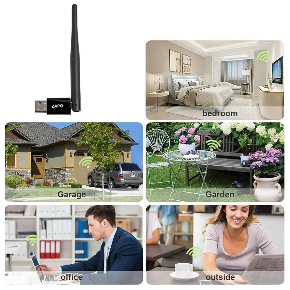 2 4 ГГц Wi Fi USB адаптер 150 Мбит/с беспроводная сетевая карта 802 11 b/g/n ЛВС приемник со