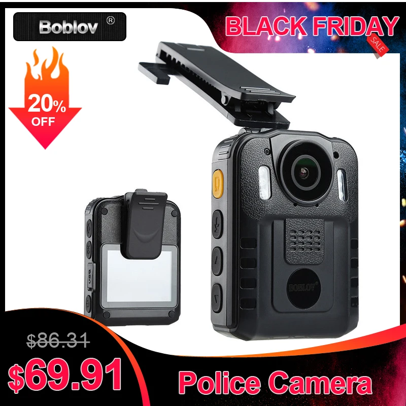 BOBLOV WN9 HD 1296P полицейская камера ИК ночного видения камера для тела 170 градусов карманная Камара policia tele камера polizia камера для тела