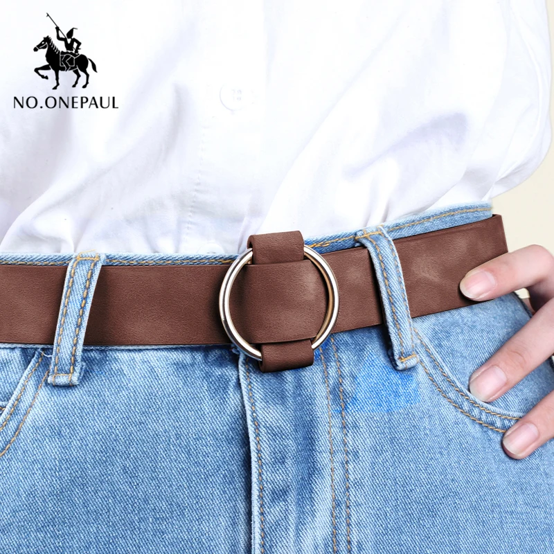 NO.ONEPAUL, NO.ONEPAUL, настоящее качество, женская мода, новейший, без игл, металлический ремень с круглой пряжкой, джинсы, дикие, роскошный бренд, the wome