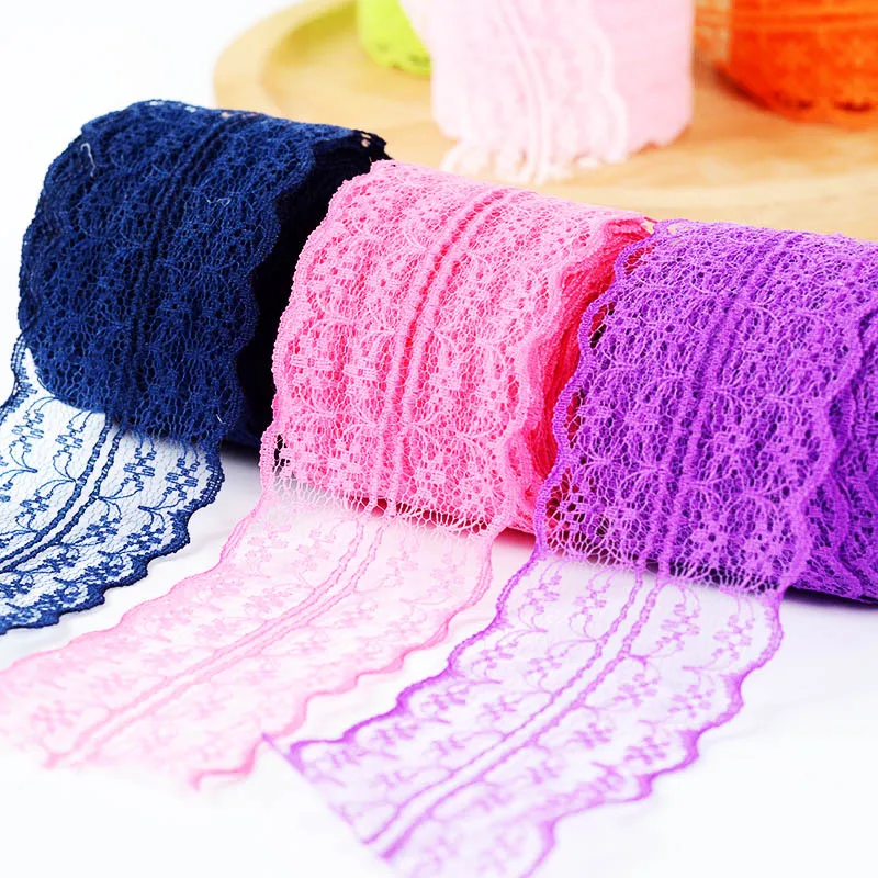 5 ярдов красивой кружевной ленты шириной 4 см для самостоятельной сборки одежды